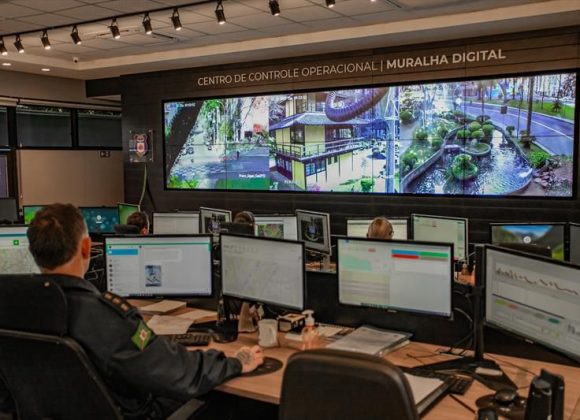 Muralha Digital registra queda de 40% na criminalidade em Curitiba