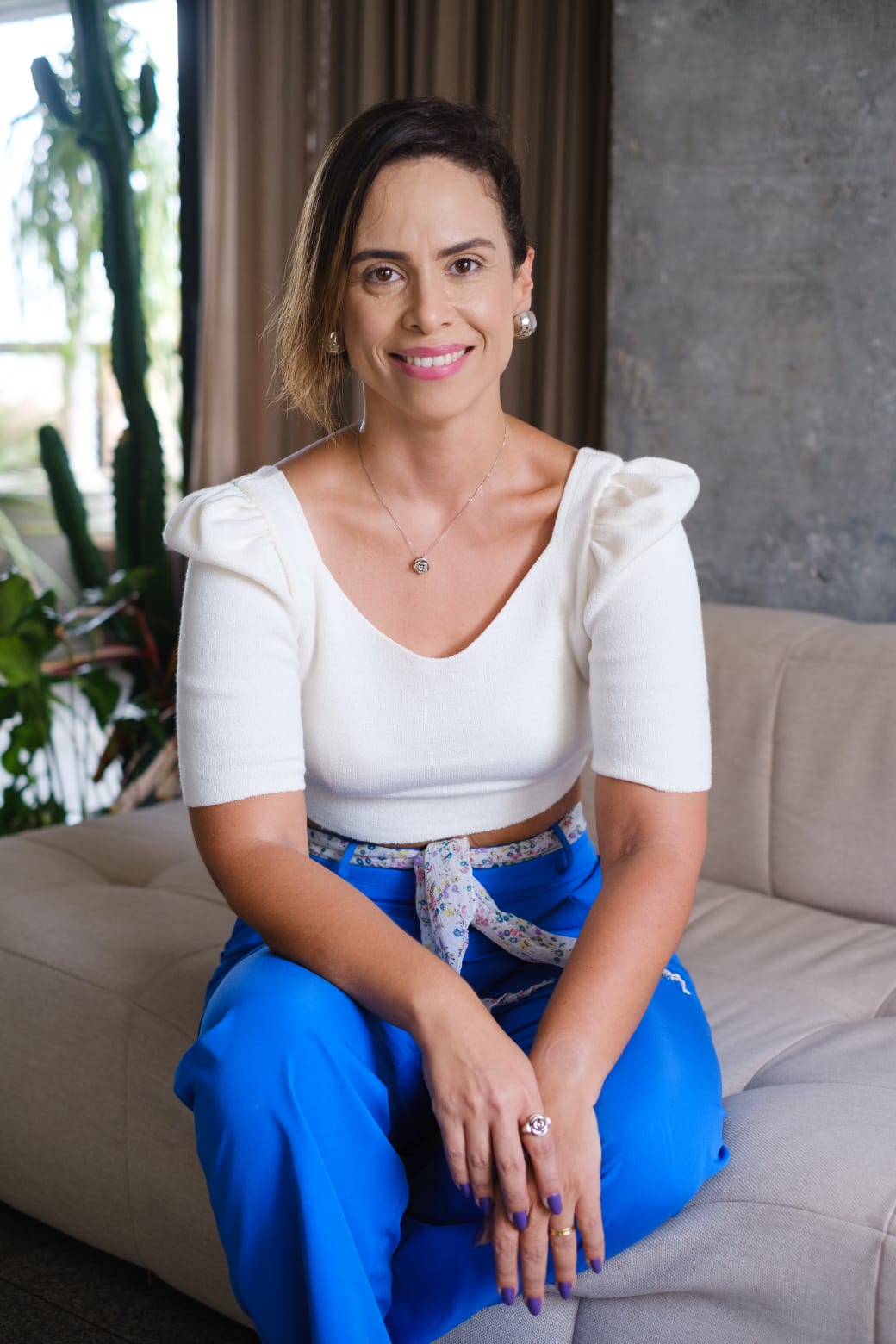 Luciana Bitercourt: a terapia foi tão impactante para ela, que agora ela é profissional da área