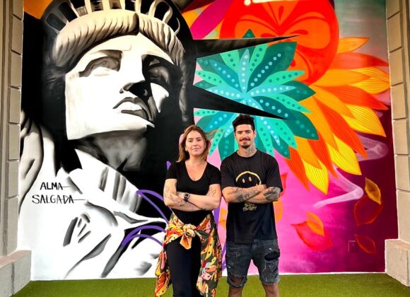 Alma Salgada faz arte para o shopping New York City Center Alma Salgada faz arte para o shopping New York City Center