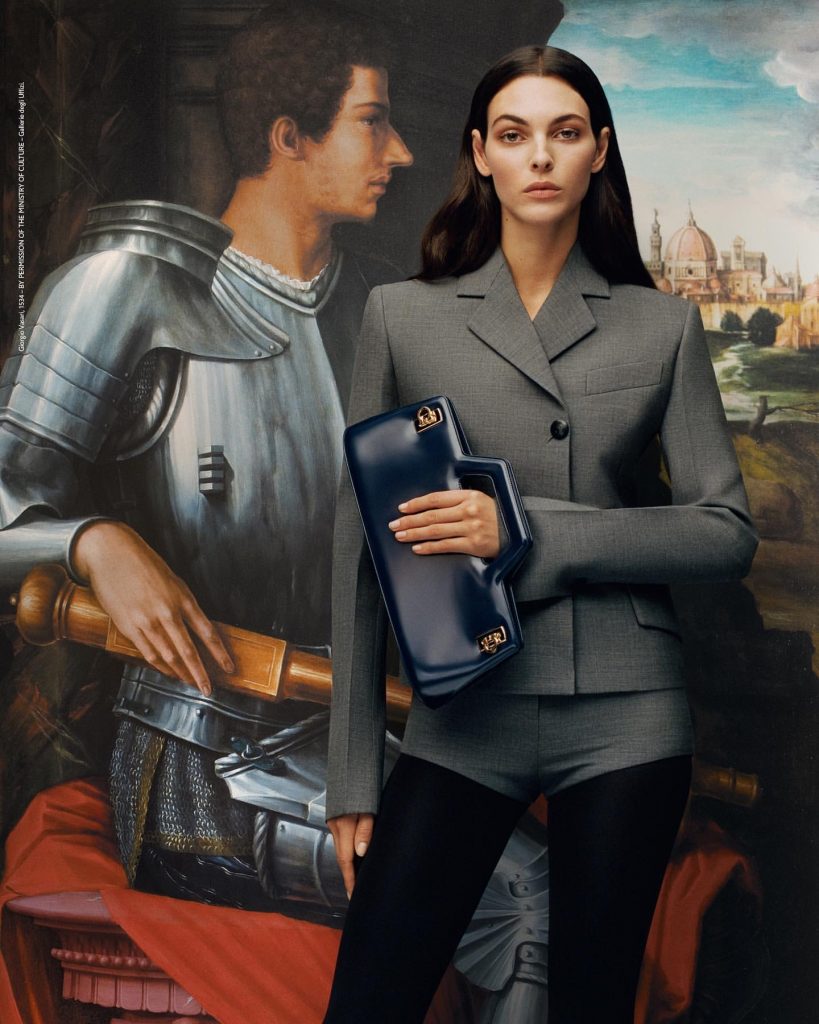 Renascimento reinventado: a fascinante fusão entre moda e arte na campanha outono 2023 da Ferragamo Renascimento reinventado: a fascinante fusão entre moda e arte na campanha outono 2023 da Ferragamo