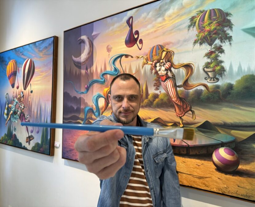 Exposição de Evandro Schiavone na galeria de Arte Um Lugar ao Sol encanta amantes da arte em Curitiba Exposição de Evandro Schiavone na galeria de Arte Um Lugar ao Sol encanta amantes da arte em Curitiba