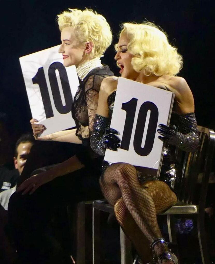 Madonna trás a sua intérprete do cinema para o Celebration Tour Madonna trás a sua intérprete do cinema para o Celebration Tour