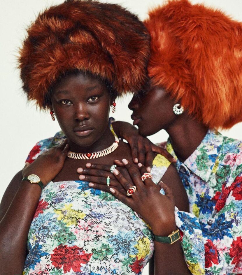 Modelos Ajok Daing e Matty Fall participam de ensaio para grande revista IMG_20240130_174450_059