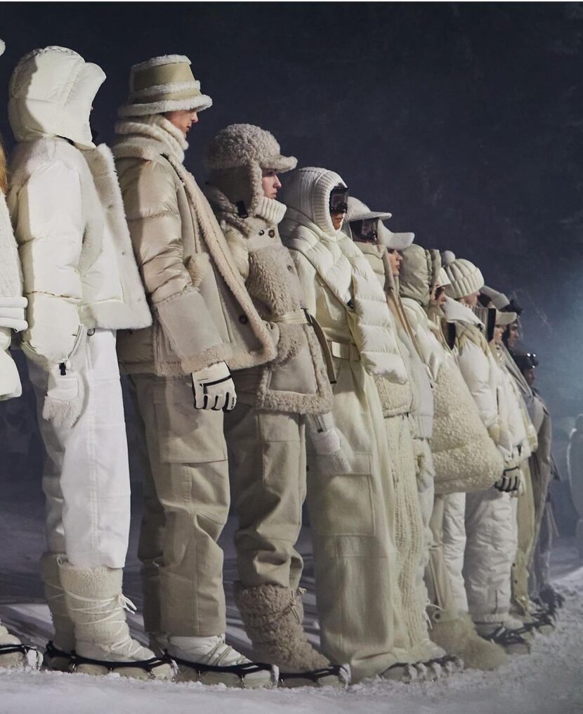 Celebridades marcam presença no desfile de moda de Moncler, em St. Moritz Celebridades marcam presença no desfile de moda de Moncler, em St. Moritz