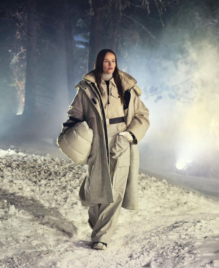 Celebridades marcam presença no desfile de moda de Moncler, em St. Moritz