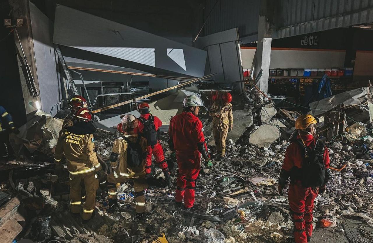 Corpo de bombeiros do Paraná lamenta desabamento que ocasionou na morte de 3 vítimas