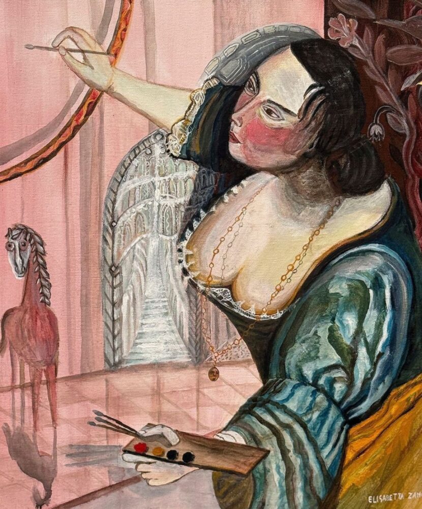 Retratos de Elisabetta Zangrandi: uma jornada divertida pela história da Arte Retratos de Elisabetta Zangrandi: uma jornada divertida pela história da Arte