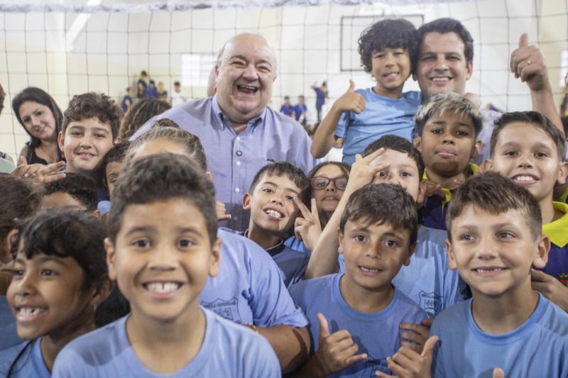 Escola Municipal no Cajuru Recebe Revitalização Completa com Investimento de R$ 1,5 Milhão Escola Municipal no Cajuru Recebe Revitalização Completa com Investimento de R$ 1,5 Milhão