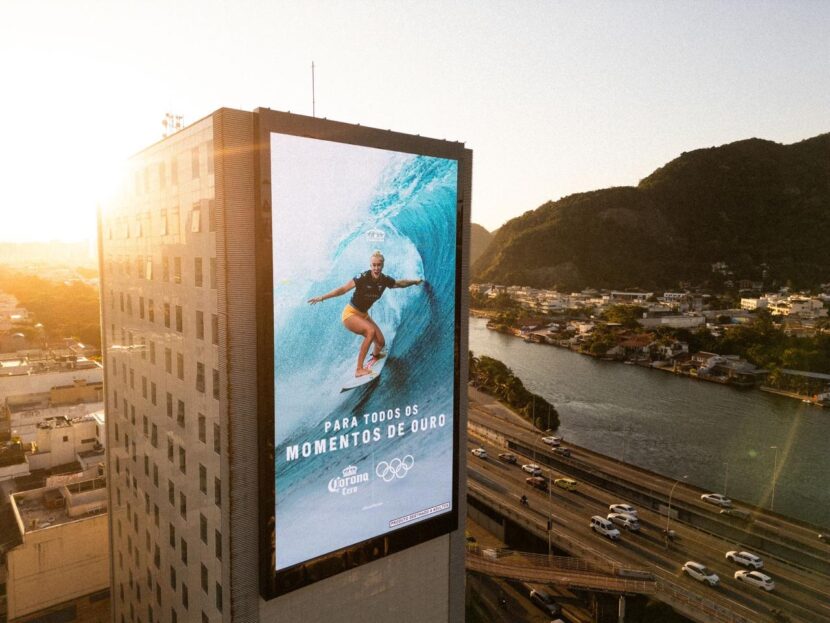 Corona Cero promove museu a céu aberto dos momentos de ouro olímpicos Corona Cero promove museu a céu aberto dos momentos de ouro olímpicos