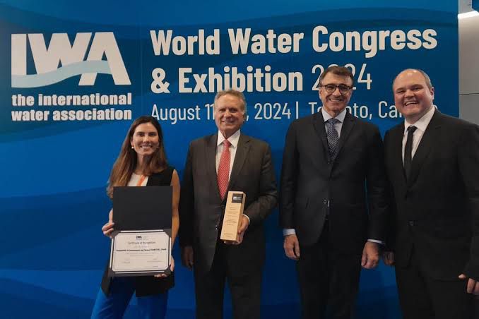 . Sanepar leva prêmio internacional de empresa inovadora para ações climáticas
Sanepar leva prêmio internacional de empresa inovadora para ações climáticas