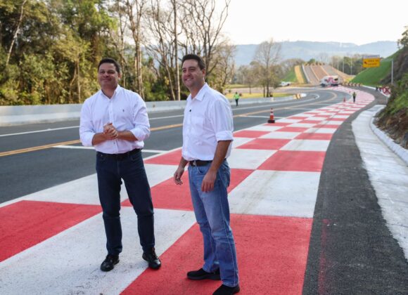 .Com nova área de escape para caminhões, obras da Curva da Ferradura estão perto do fim Com nova área de escape para caminhões, obras da Curva da Ferradura estão perto do fim