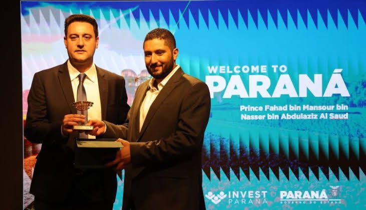 . Governador mostra potenciais econômicos do Paraná a príncipe da Arábia Saudita Governador mostra potenciais econômicos do Paraná a príncipe da Arábia Saudita