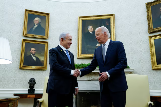 Natanyahu e Biden conversam pela primeira vez após 1 mês Natanyahu e Biden conversam pela primeira vez após 1 mês