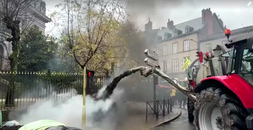 França-tem-protestos-pelo-3°-dia-seguido-após-acordo-com-Mercosul
