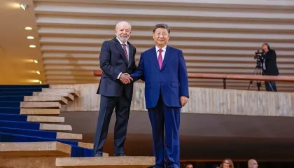 Lula janta com presidente do maior parceiro comercial do Brasil