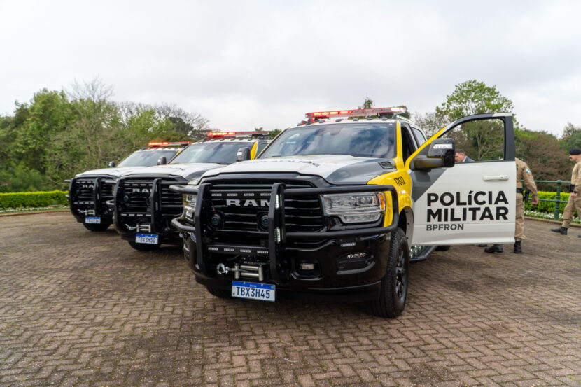 Força e blindagem nas fronteiras: RAMs reforçam patrulha do Paraná Força e blindagem nas fronteiras: RAMs reforçam patrulha do Paraná
