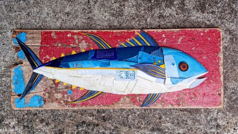 Arte e consciência ambiental se encontram em exposição feita com resíduos da Ilha do Mel Arte e consciência ambiental se encontram em exposição feita com resíduos da Ilha do Mel