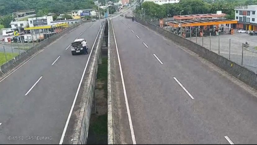 Homem morre após ser atigido por carro em viaduto 0c635e1c-0f1f-4b75-baf7-dad6509038ab