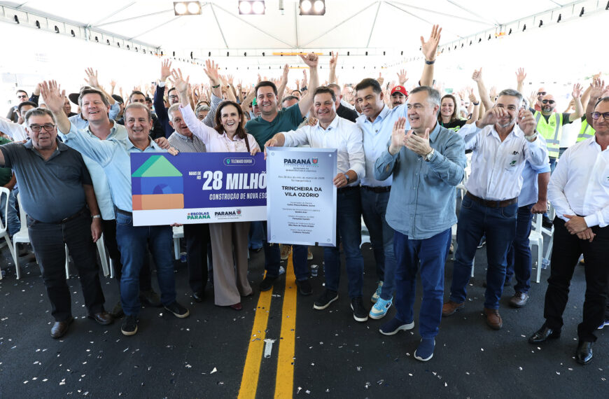 Paraná inaugura trincheira de R$ 32 milhões e melhora mobilidade em Telêmaco Borba