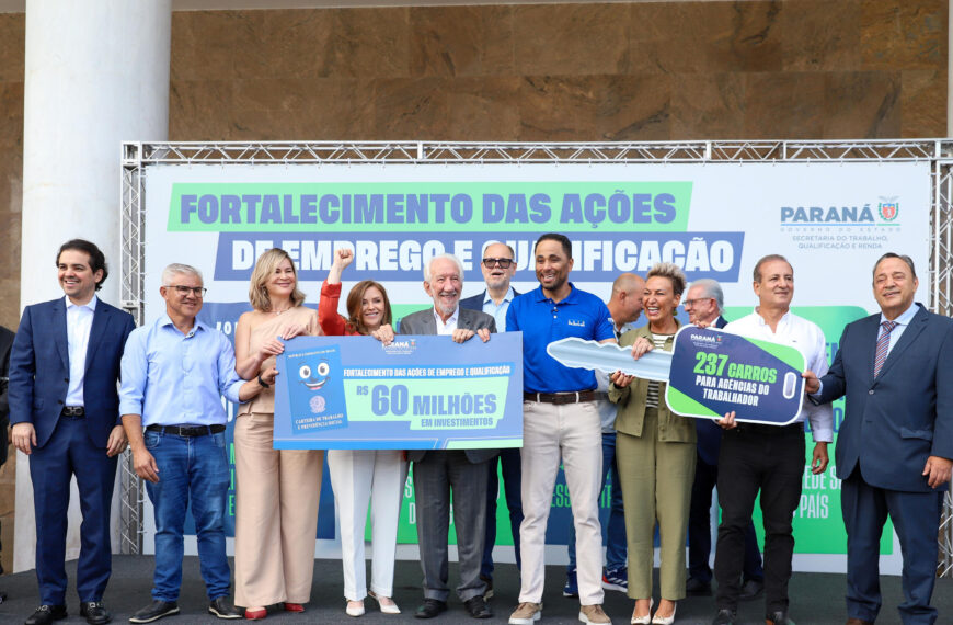 Paraná renova frota das Agências do Trabalhador com 237 veículos