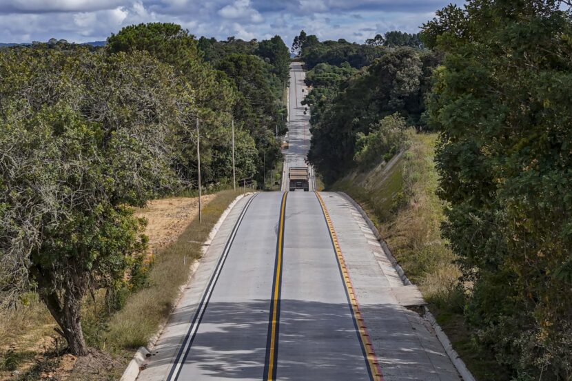 Ligação Mandirituba São José dos Pinhais supera 65% de execução Ligação Mandirituba São José dos Pinhais