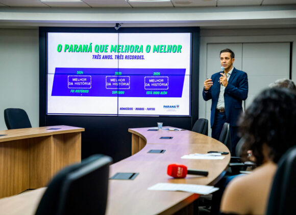 redução homicídios roubos Paraná