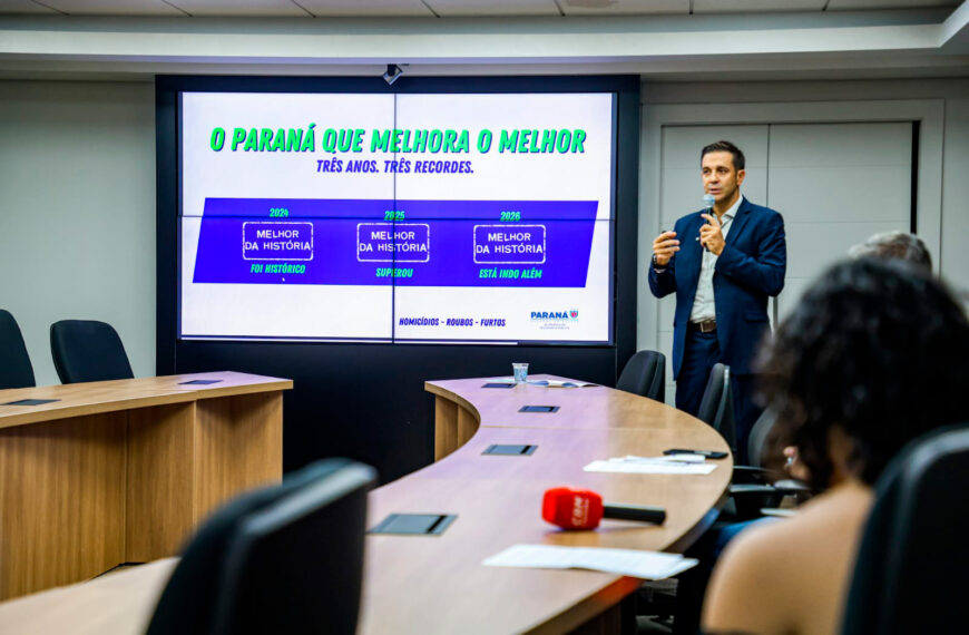 redução homicídios roubos Paraná