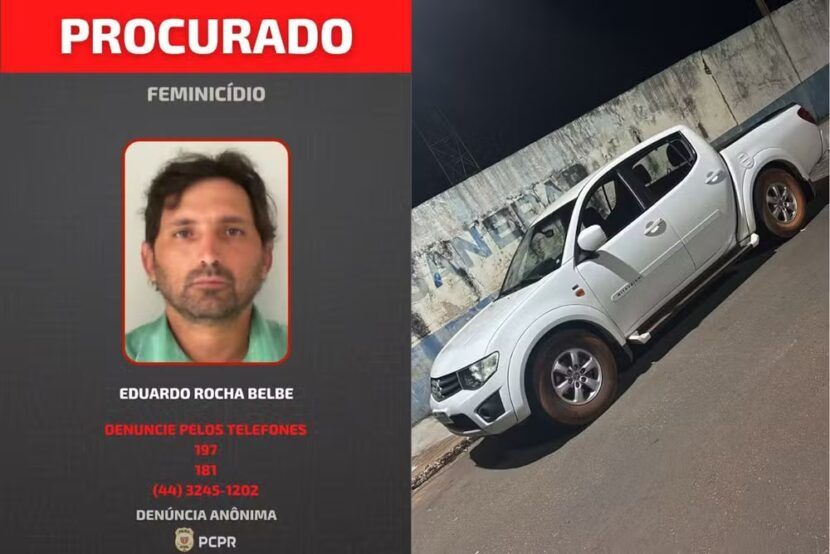 Foragido matou companheira Paraná