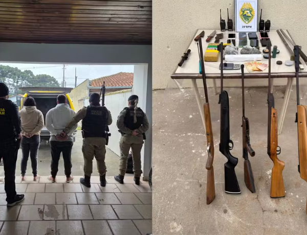 operação policial no Paraná e Santa Catarina