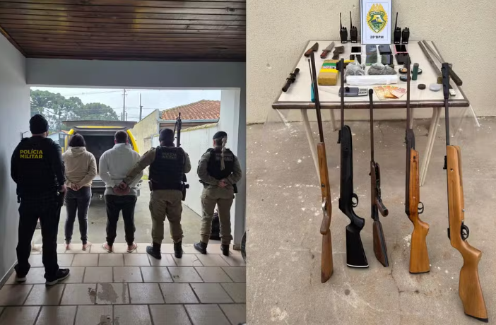 operação policial no Paraná e Santa Catarina