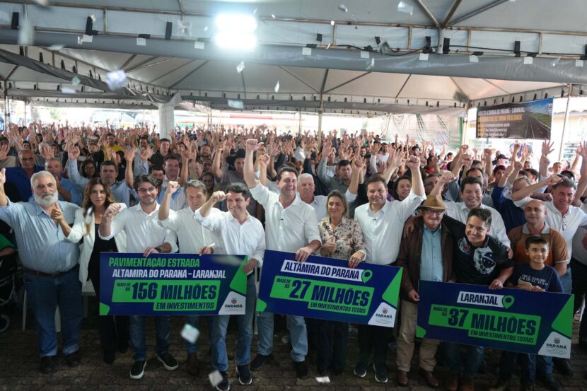 Governo autoriza pavimentação entre Altamira do Paraná e Laranjal pavimentação entre Altamira do Paraná e Laranjal