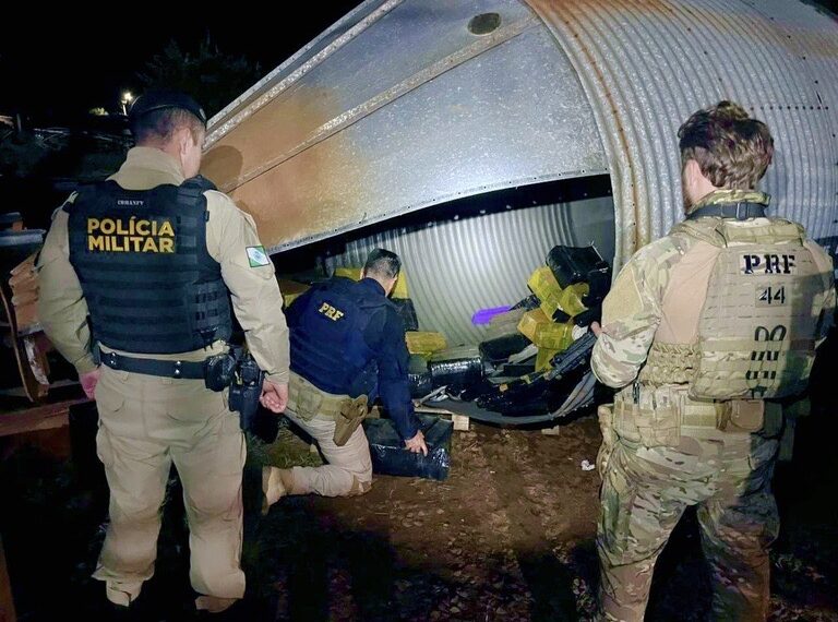 drogas apreendidas no Paraná